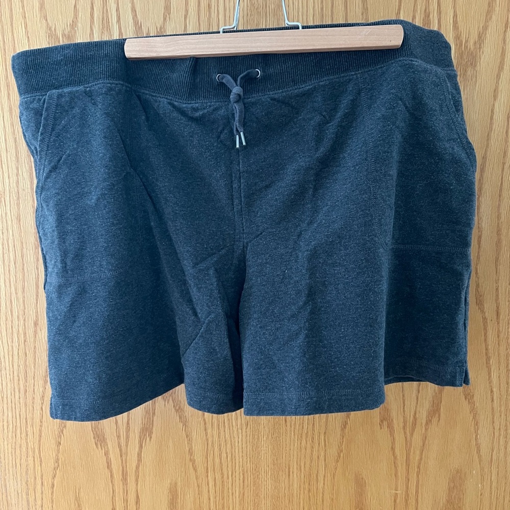 LL Bean Women’s Ultrasoft Sweat Short 6” - Charcoal Grey